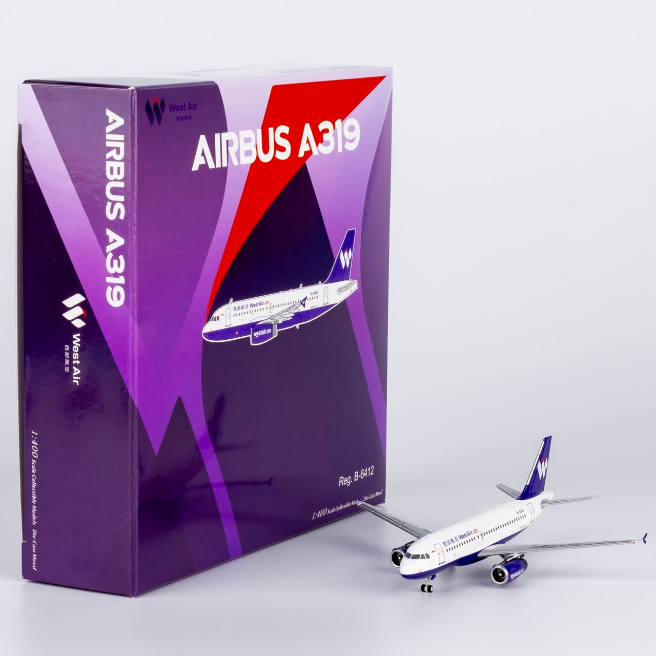 1/400 West Air Airbus A319 B-6412 NG49036 - cover